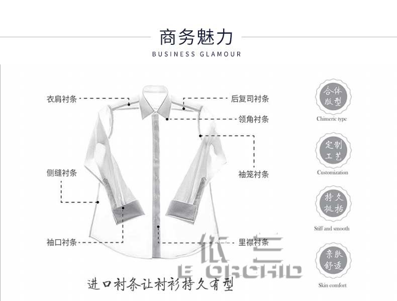 女士衬衫长袖定制 工艺展示