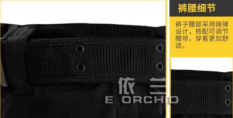 物业公司长袖春秋保安服裤腰细节图