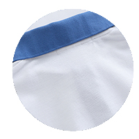 夏季短袖中学校服定制 领部细节图