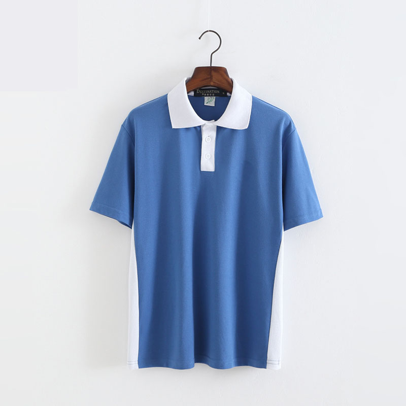 夏季短袖中学校服定制图片