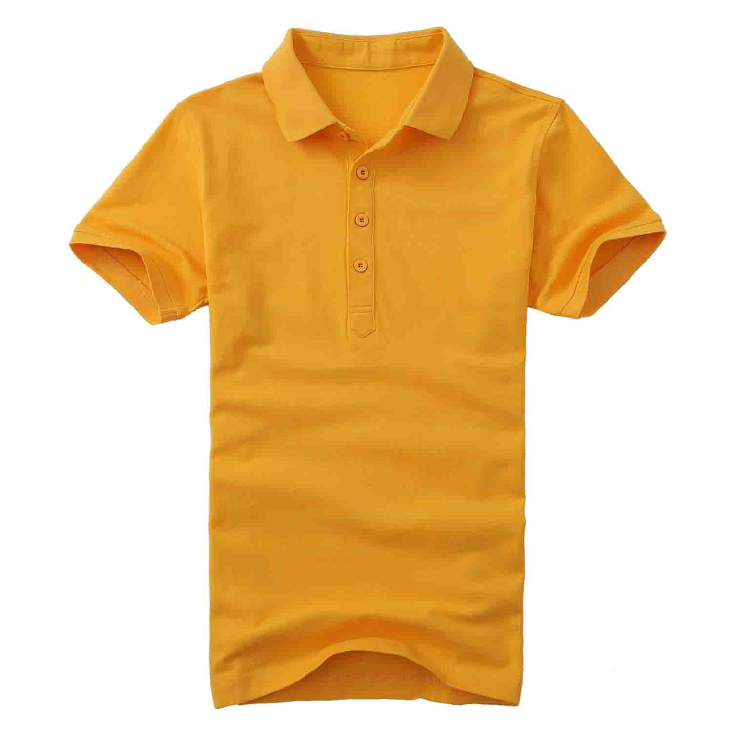 黄色短袖纯棉t恤